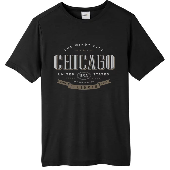 Chicago Illinois Souvenir ChromaSoft Performance T-Shirt