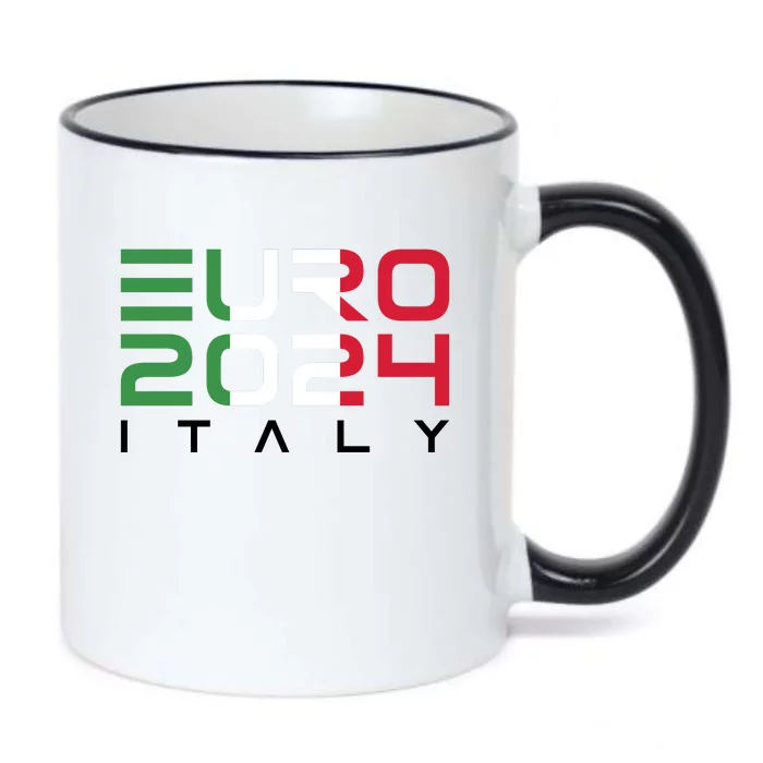 Cool Italy Soccer National Team Euro 2024 Black Color Changing Mug