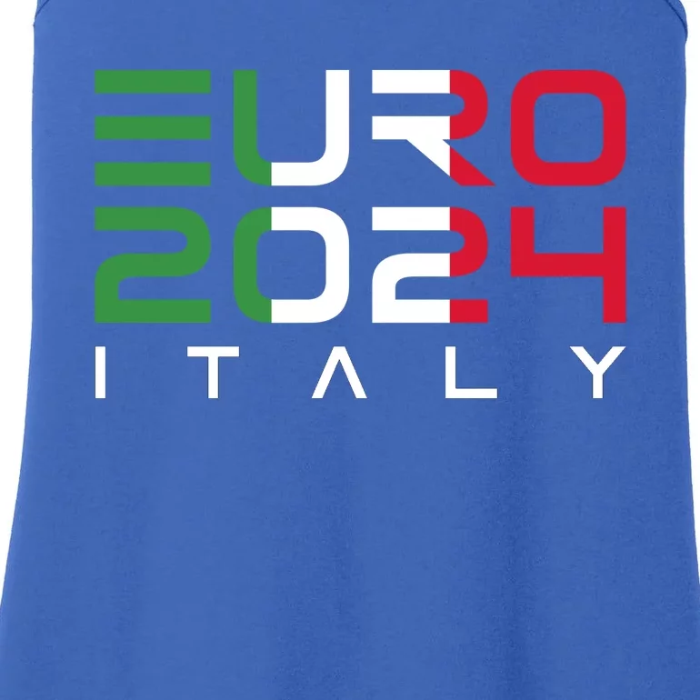 Cool Italy Soccer National Team Euro 2024 Ladies Essential Tank