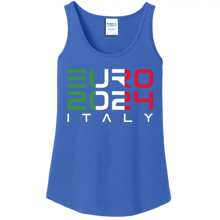 Cool Italy Soccer National Team Euro 2024 Ladies Essential Tank