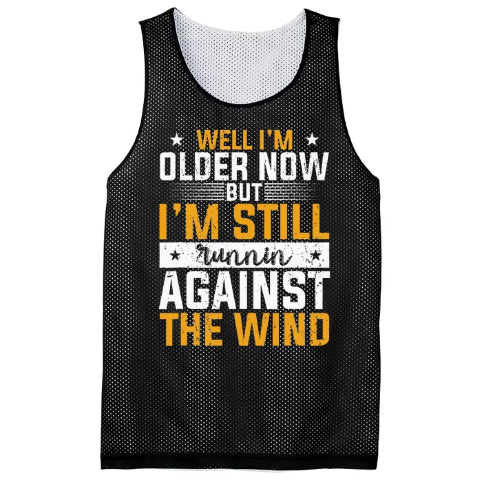 CHRISTIANITY I'm Still Running Against The Wind Mesh Reversible Basketball Jersey Tank