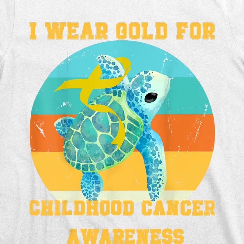 Cancer In September I Wear For Childhood Cancer Awareness T-Shirt