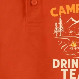 Campfire Ing Team Gift Camper Campfire Ing Team Gift Dry Zone Grid Performance Polo