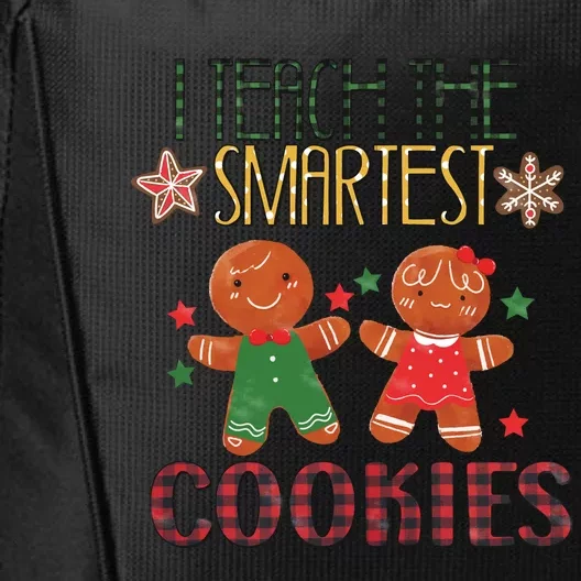 Christmas I Teach The Smartest Cookies Pajamas Family Xmas City Backpack