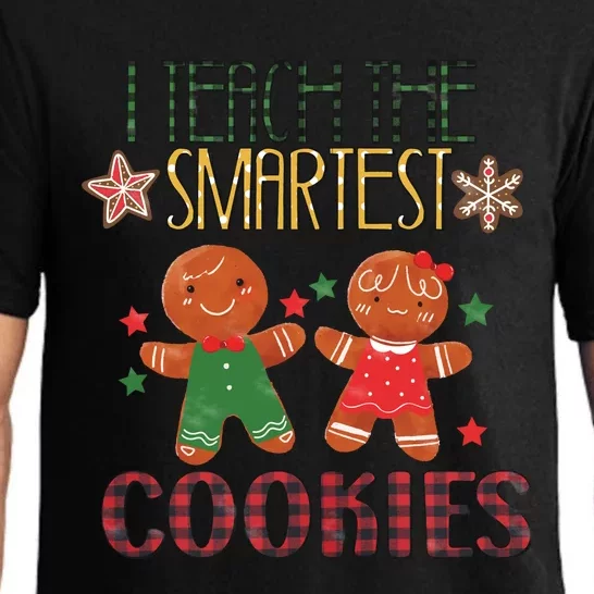 Christmas I Teach The Smartest Cookies Pajamas Family Xmas Pajama Set