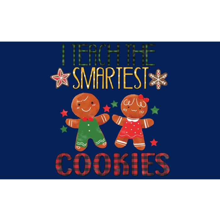 Christmas I Teach The Smartest Cookies Pajamas Family Xmas Bumper Sticker