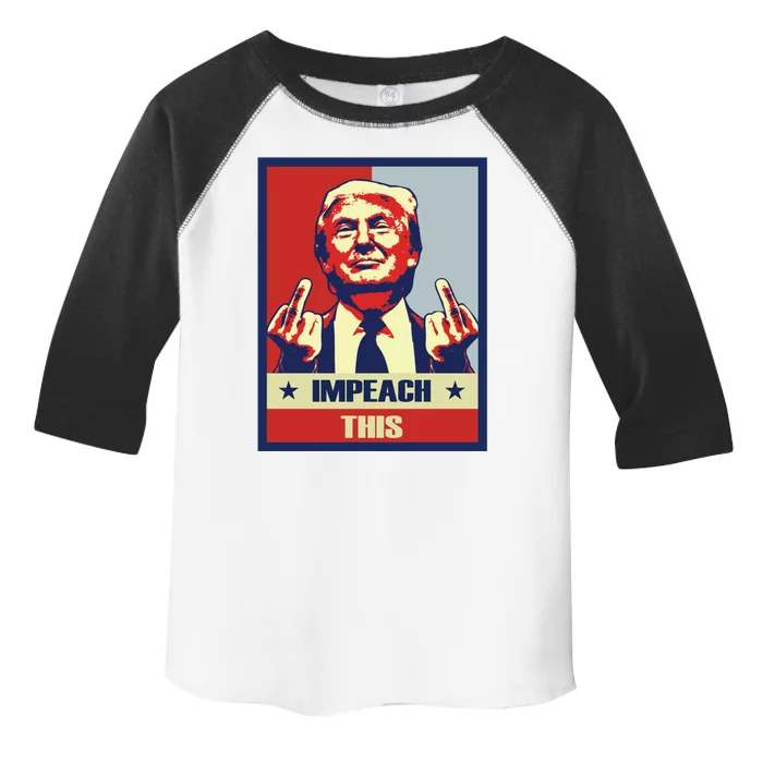 Conservative Impeach This Pro Donald Trump Republican Funny Gift Toddler Fine Jersey T-Shirt