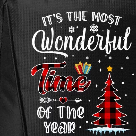 Christmas ItS The Most Wonderful Time Of The Year Gift City Backpack