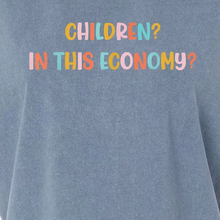 Children In This Economy Garment-Dyed Women's Muscle Tee