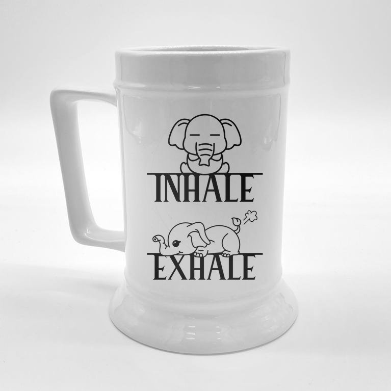 Cool Inhale The Good Exhale The Bad Funny Rehab Vintage Funny Gift Beer