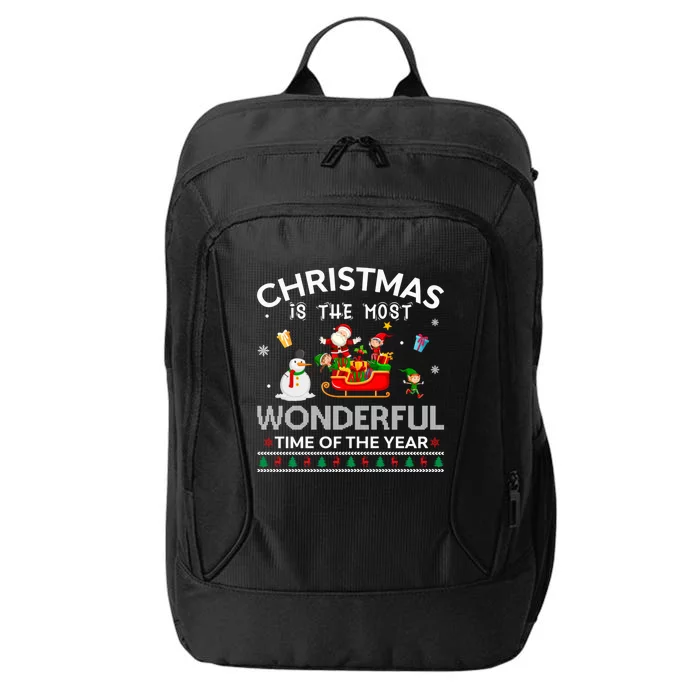 Christmas Is The Most Wonderful Time Of The Year Gift City Backpack