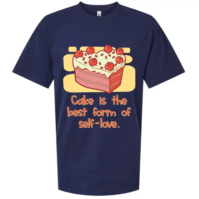 Cake Is The Best Form Of Selflove Sweet Baking Bliss Gift Sueded Cloud Jersey T-Shirt