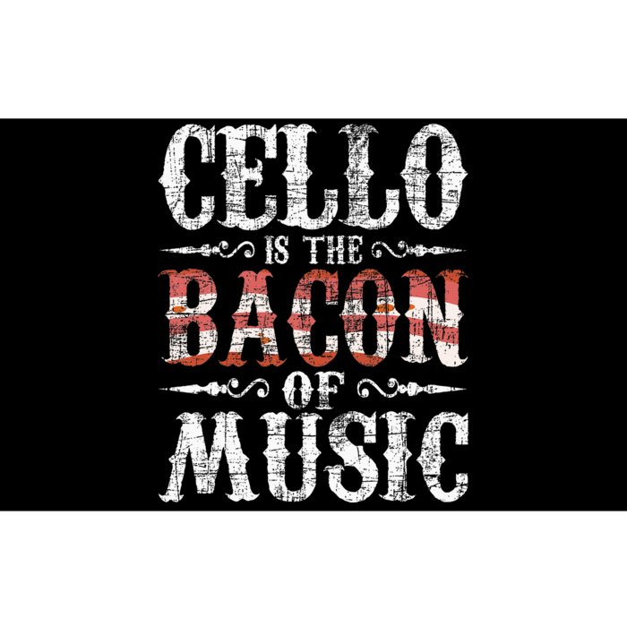 Cello Is The Bacon Of Music Cellist Classical Music Player Bumper Sticker