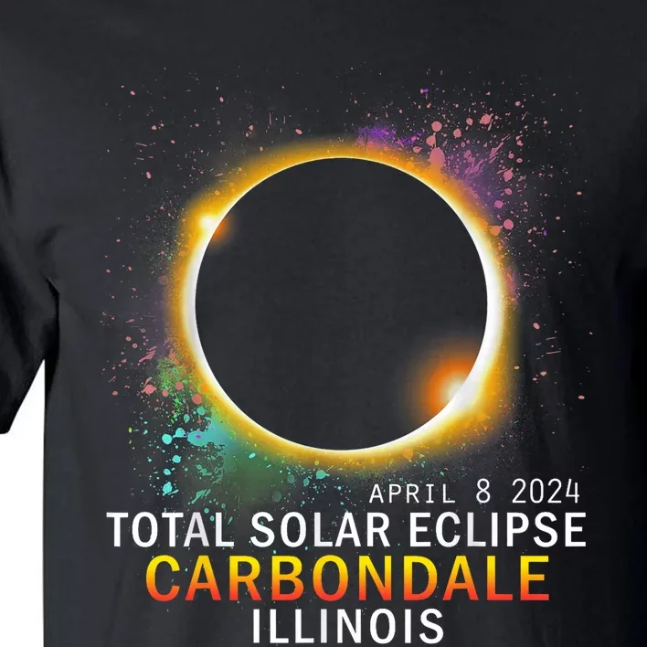 Carbondale Illinois Total Solar Eclipse April 8 2024 Tall T-Shirt