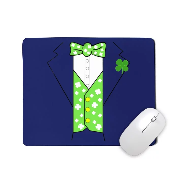 Costume Irish Tuxedo Funny St Patricks Day Boy Mousepad