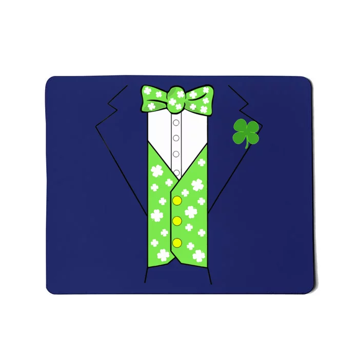 Costume Irish Tuxedo Funny St Patricks Day Boy Mousepad