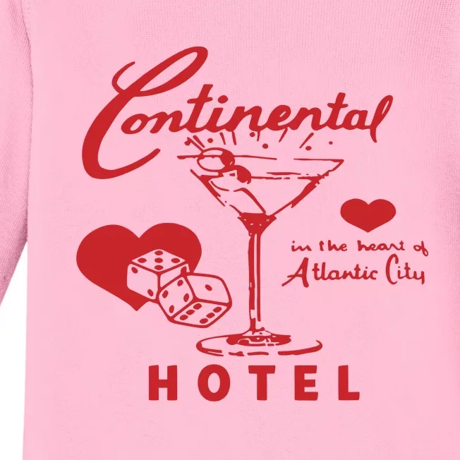 Continental In The Heart Of Atlantic City Hotel Baby Long Sleeve Bodysuit