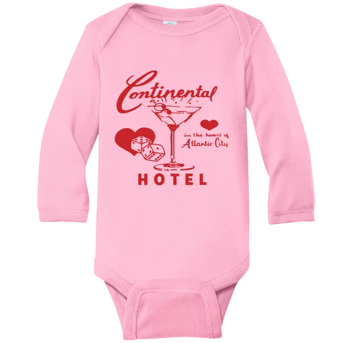 Continental In The Heart Of Atlantic City Hotel Baby Long Sleeve Bodysuit