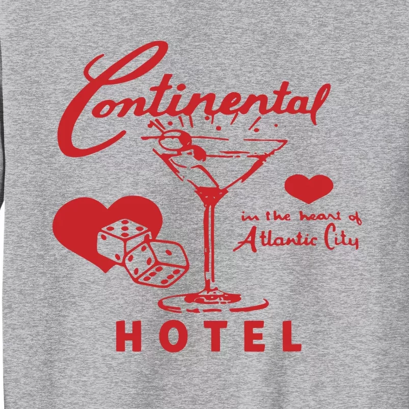 Continental In The Heart Of Atlantic City Hotel Tall Sweatshirt