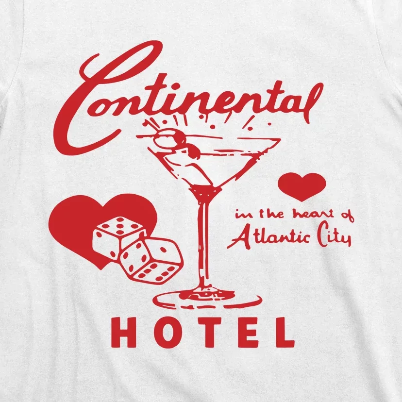 Continental In The Heart Of Atlantic City Hotel T-Shirt