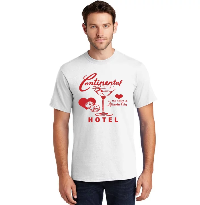 Continental In The Heart Of Atlantic City Hotel Tall T-Shirt