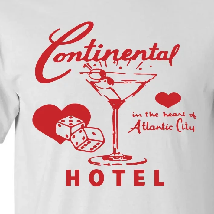 Continental In The Heart Of Atlantic City Hotel Tall T-Shirt