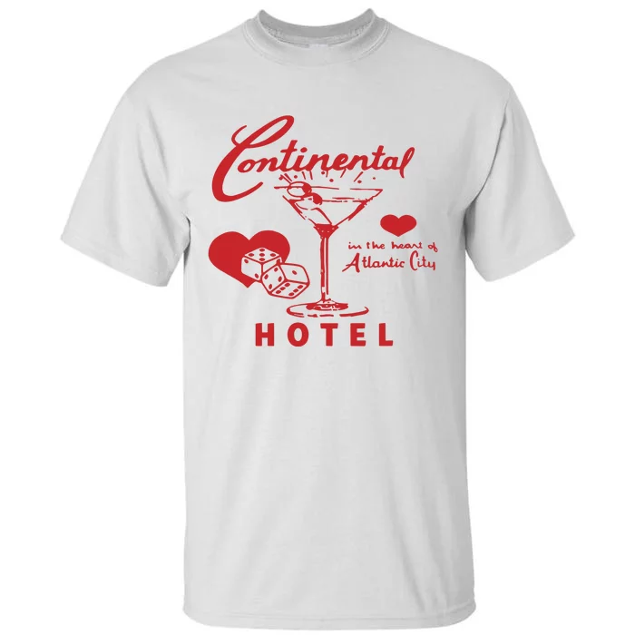 Continental In The Heart Of Atlantic City Hotel Tall T-Shirt