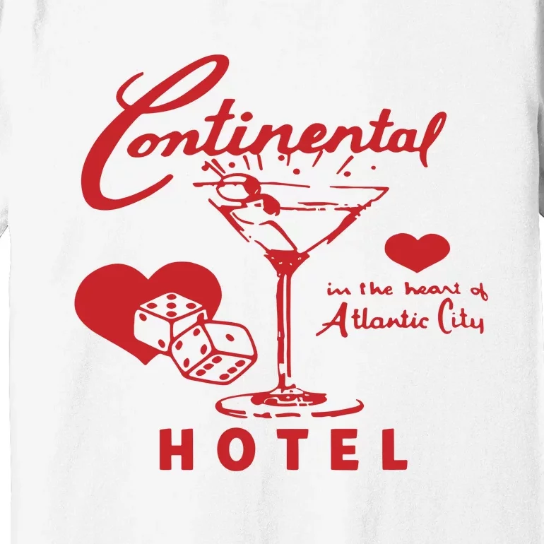 Continental In The Heart Of Atlantic City Hotel Premium T-Shirt