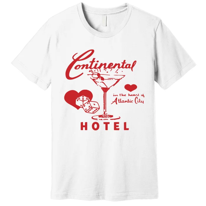 Continental In The Heart Of Atlantic City Hotel Premium T-Shirt