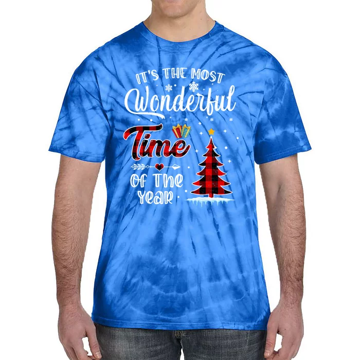 Christmas ItS The Most Wonderful Time Of The Year Meaningful Gift Tie-Dye T-Shirt