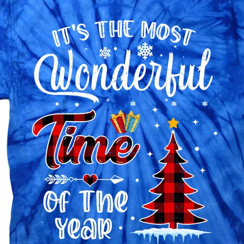 Christmas ItS The Most Wonderful Time Of The Year Meaningful Gift Tie-Dye T-Shirt