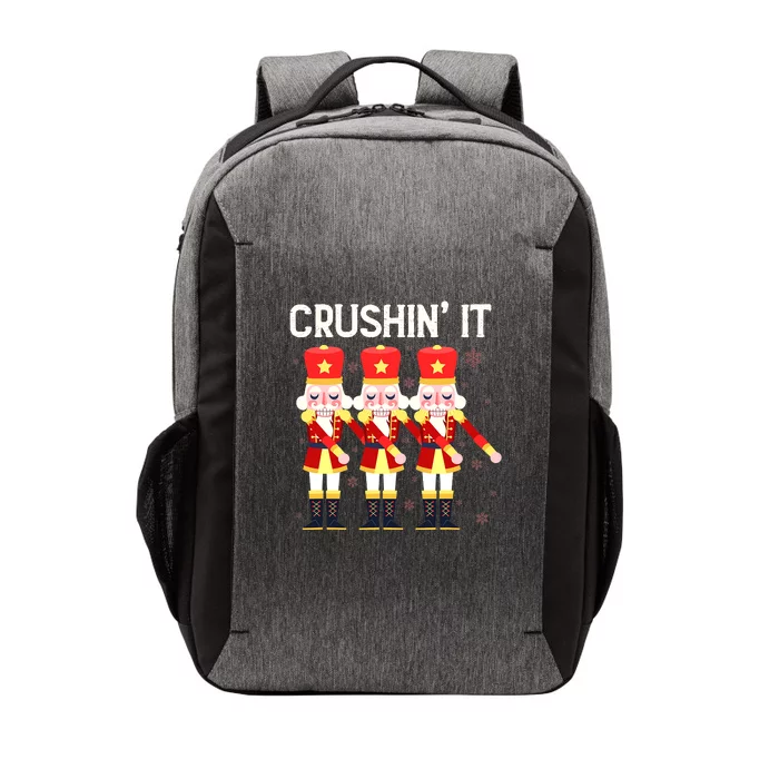 Crushin' It The Christmas Retro Holiday Cute Nutcracker Xmas Vector Backpack