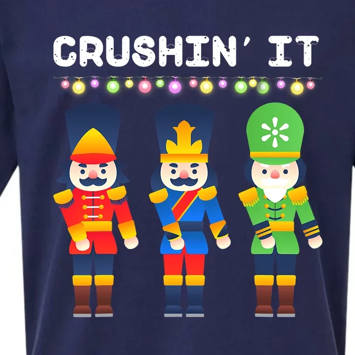 Crushin' It The Christmas Retro Holiday Cute Sueded Cloud Jersey T-Shirt