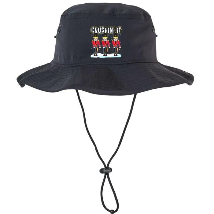 Crushin' It The Christmas Retro Holiday Cute Nutcracker Xmas Legacy Cool Fit Booney Bucket Hat