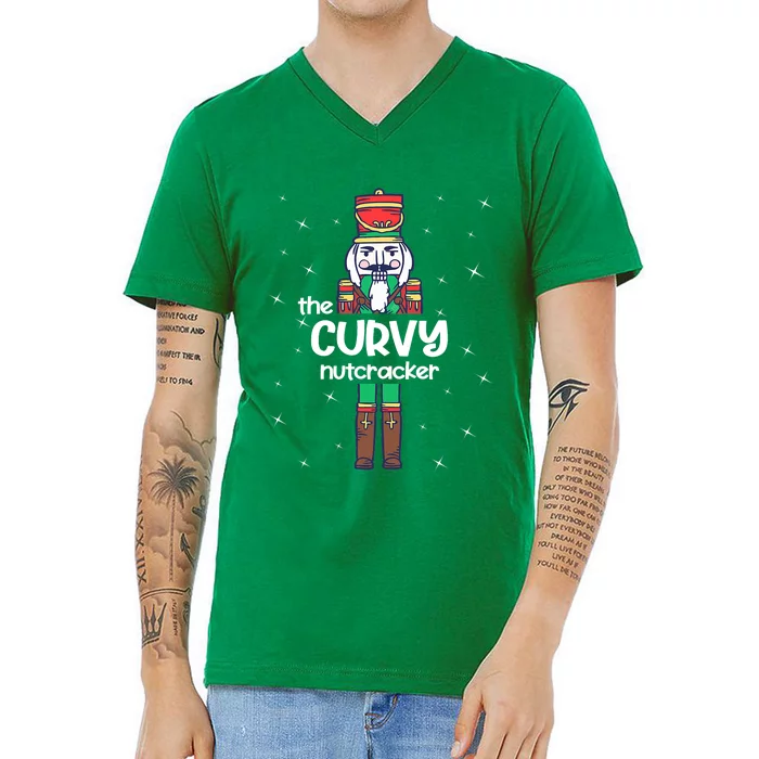 Crushin' It The Christmas Retro Holiday Cute Nutcracker Xmas V-Neck T-Shirt