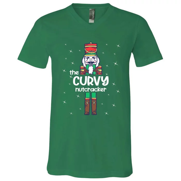 Crushin' It The Christmas Retro Holiday Cute Nutcracker Xmas V-Neck T-Shirt