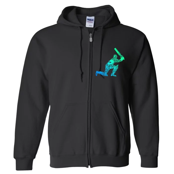 Cricket Is The Bacon Of Sports Cricket Player Funny Cricket Full Zip Hoodie