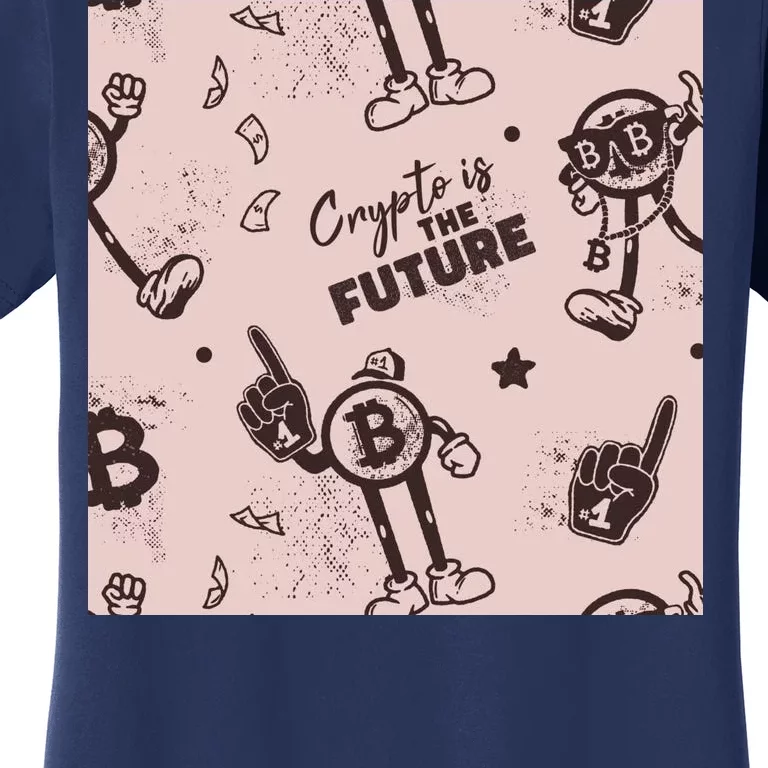 Crypto Is The Future Retro Women's T-Shirt