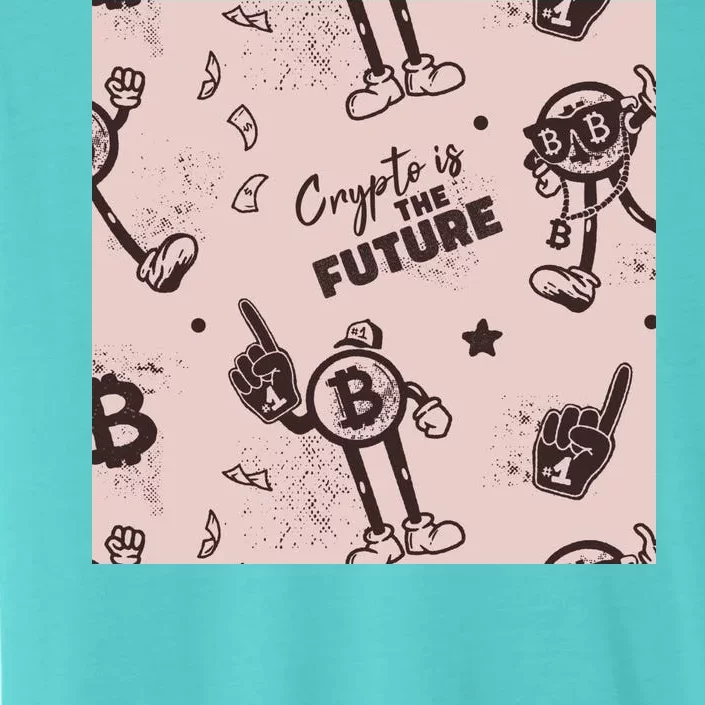 Crypto Is The Future Retro ChromaSoft Performance T-Shirt