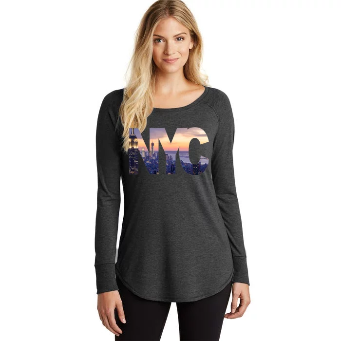 City Of NYC Women's Perfect Tri Tunic Long Sleeve Shirt