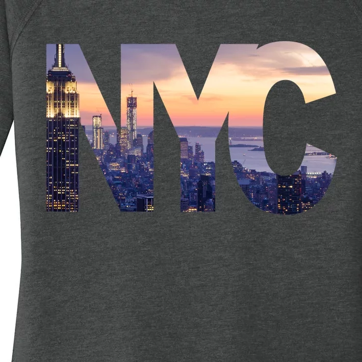 City Of NYC Women's Perfect Tri Tunic Long Sleeve Shirt