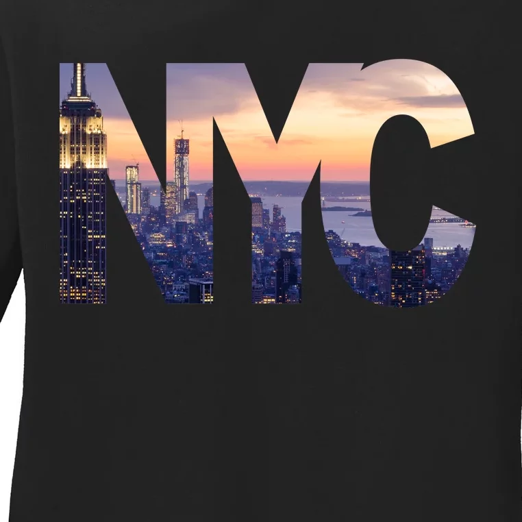 City Of NYC Ladies Long Sleeve Shirt