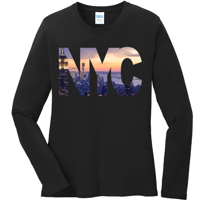 City Of NYC Ladies Long Sleeve Shirt