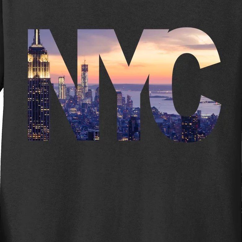 City Of NYC Kids Long Sleeve Shirt