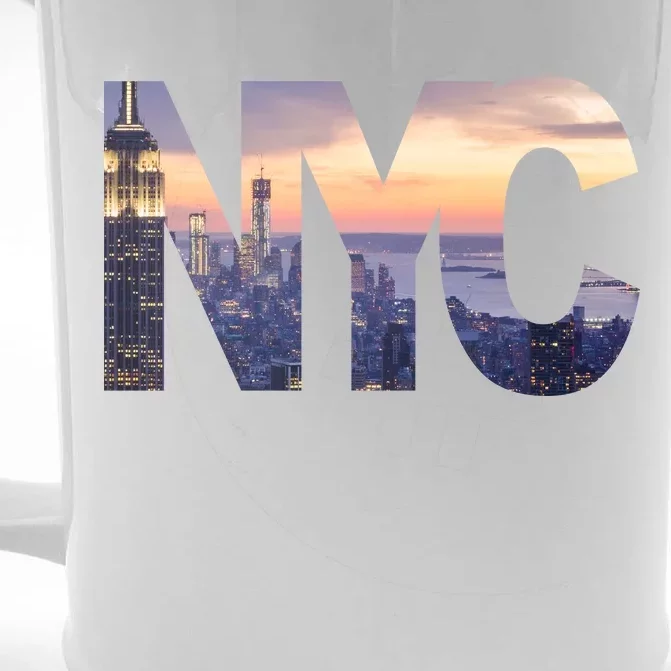 City Of NYC Front & Back Beer Stein