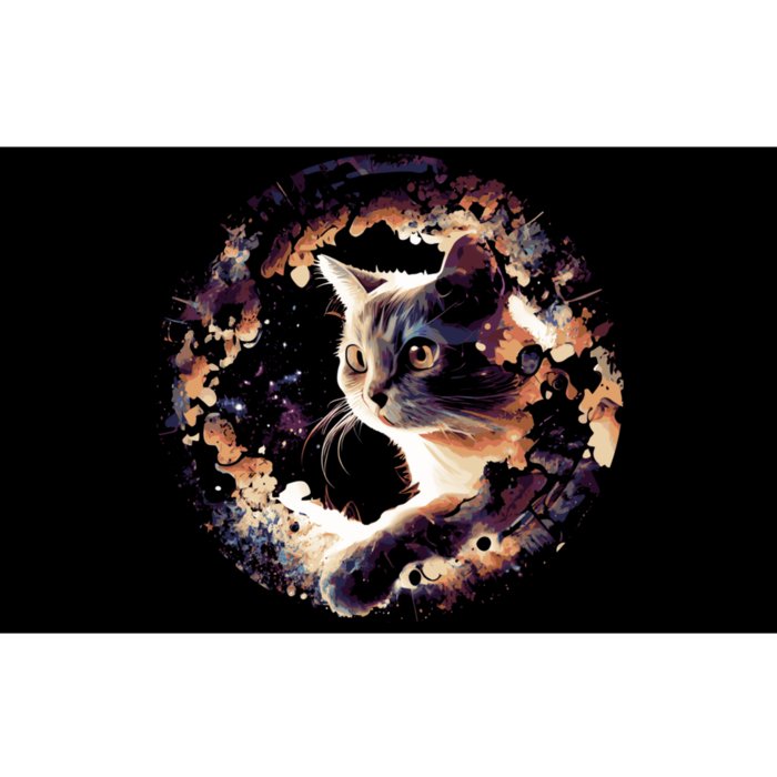 Cat In Universe Space Cat Bumper Sticker