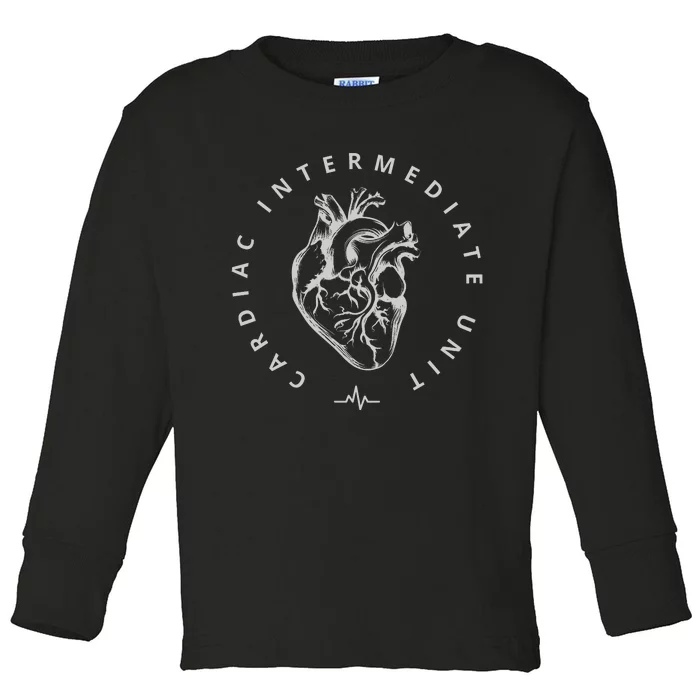 Cardiac Intermediate Unit Nurse Health Care Toddler Long Sleeve Shirt