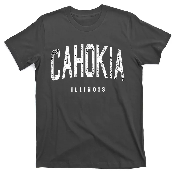 Cahokia Illinois Vintage Logo T-Shirt