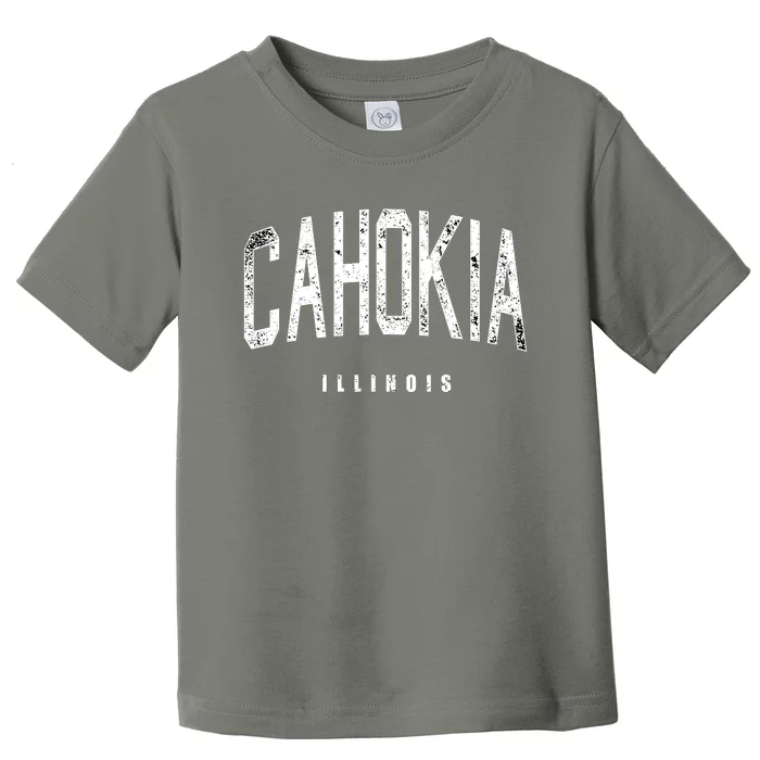 Cahokia Illinois Vintage Logo Toddler T-Shirt