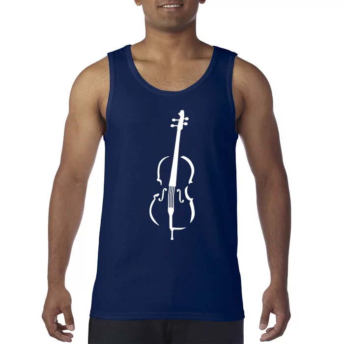 Cello Instrument Vintage Tank Top